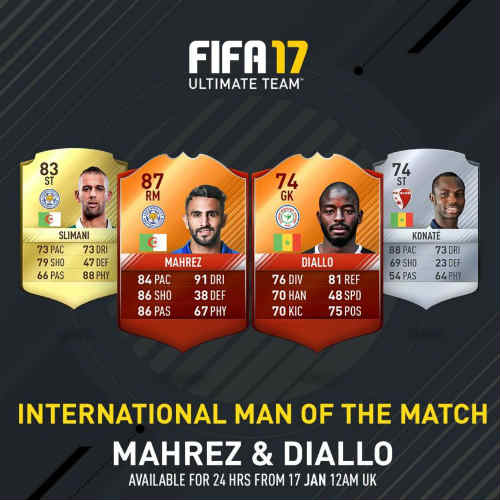 FIFA 17 IMOTM Mahrez Diallo
