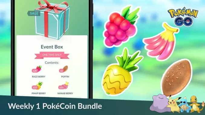 Nouvelle boîte hebdomadaire Pokemon Go